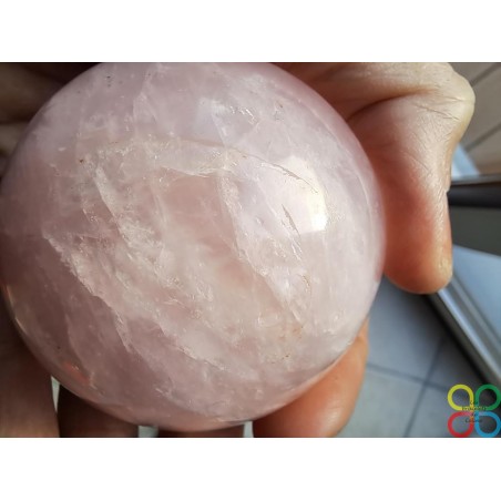 Sphère / Boule Quartz rose 5.8cm