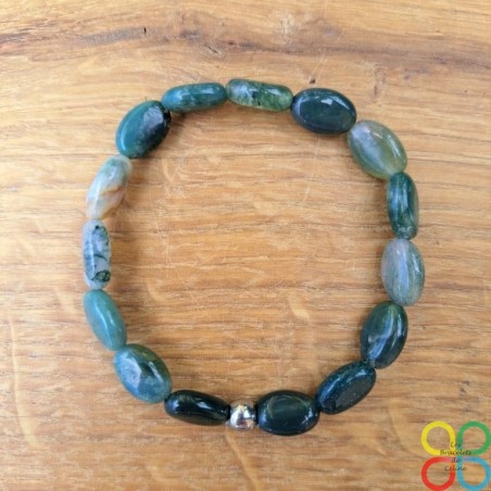 Bracelet Agate mousse