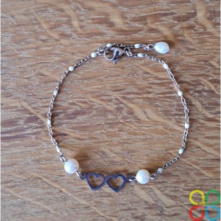 Bracelet fin Perles