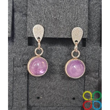 Boucles d'Oreilles Améthyste 3